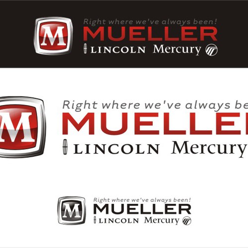 Dealer logo with the title 'Mueller Lincoln Mercury'