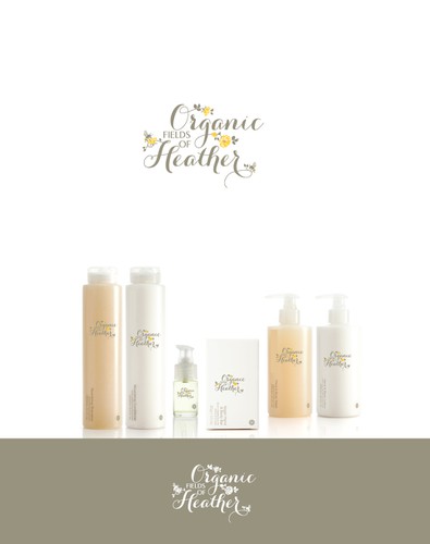 Floral logo with the title 'a whimsical logo design'