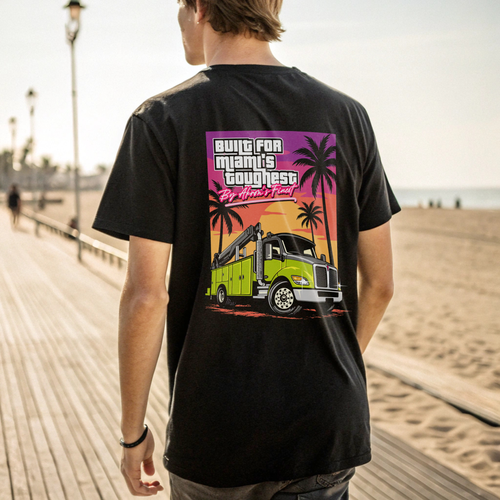 Miami design with the title 'T-shirt design contest entry'
