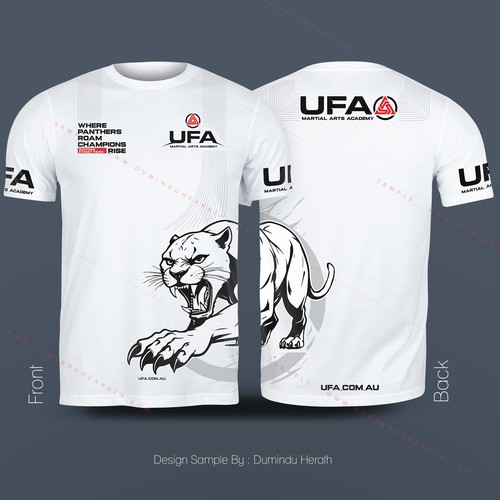 Martial arts t-shirt with the title 'T-Shirt Design For Martial arts academy'