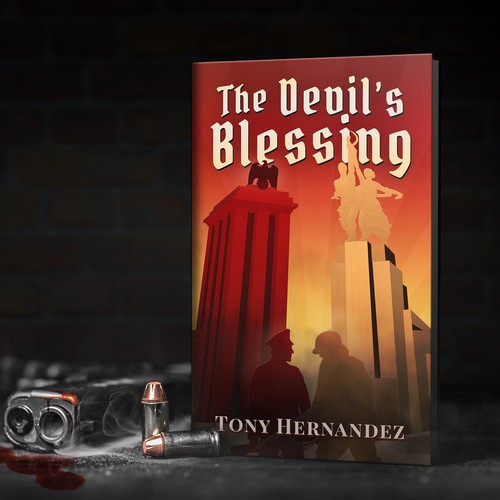 War book cover with the title 'Art Deco Inspired Book Cover'