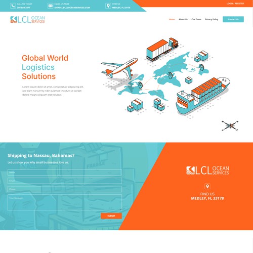 Industrial artwork with the title 'Logistic Isometric Illustration'