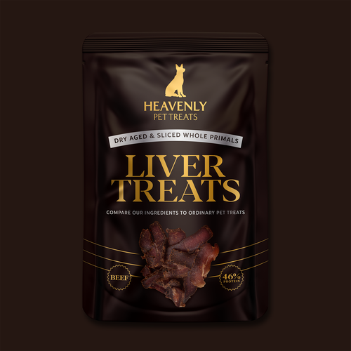 Treats design with the title 'Pet Food Packaging'