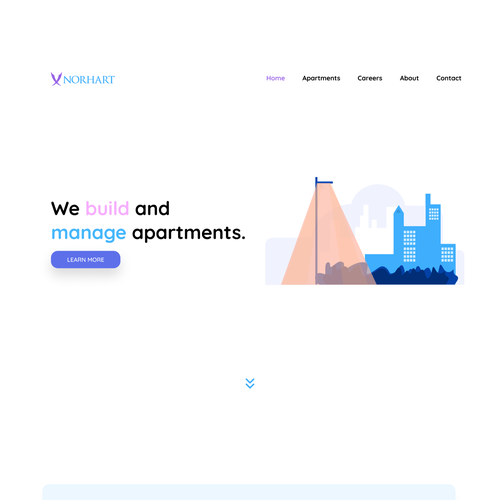 Redesigned website with the title 'Real Estate Home Page - Redesign'