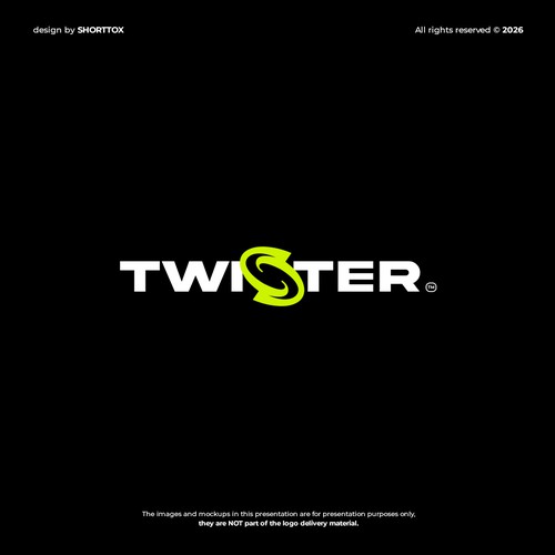 Modern design with the title 'Logo design for Twister'