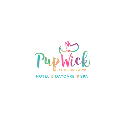 Daycare logo with the title 'Pop Art Puppy '