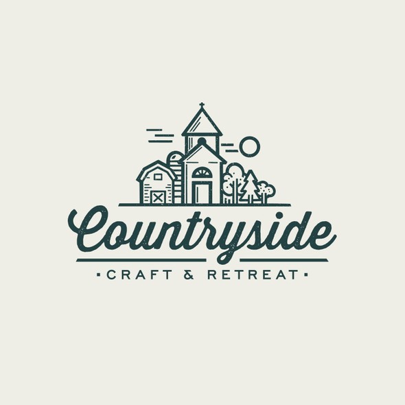 Barn logo with the title 'Countryside'