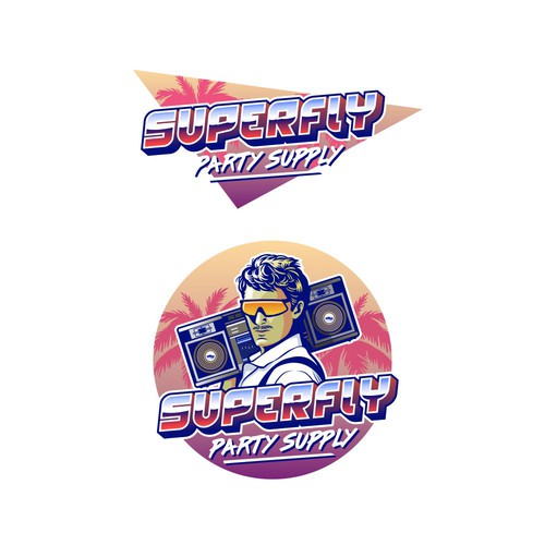 Party logo with the title 'Logo for Party Supply shop and Organizer'