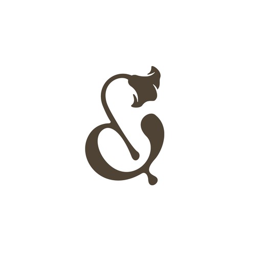 Flavor design with the title 'ampersand mark for bakery brand'