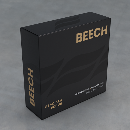 Design with the title 'BOX & 3D RENDER'