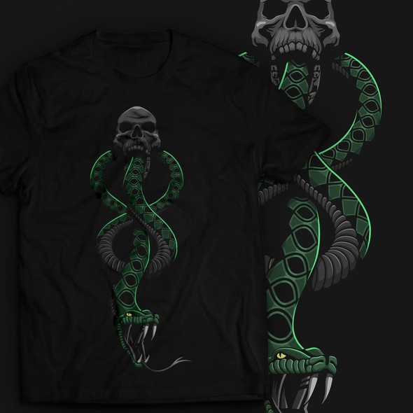 Harry Potter design with the title 'Harry Potter Dark Mark T-Shirt'
