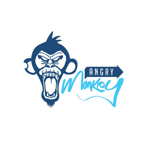 Angry logo with the title 'Angry Monkey'