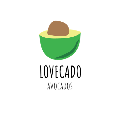 Avocado logo with the title 'Logo per un produttore di avocado'