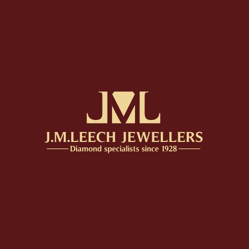 Diamond logo with the title 'Symmetrical logo for jewellery retailing'