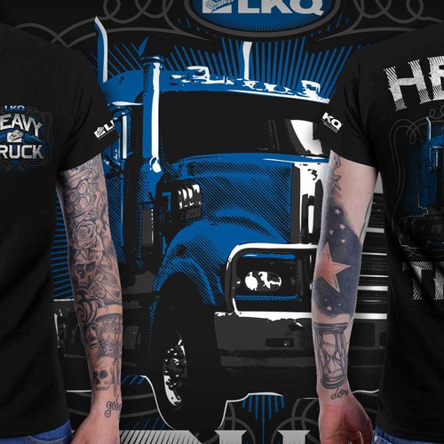 Truck t-shirt with the title 'Looking for trendy trucker shirts'