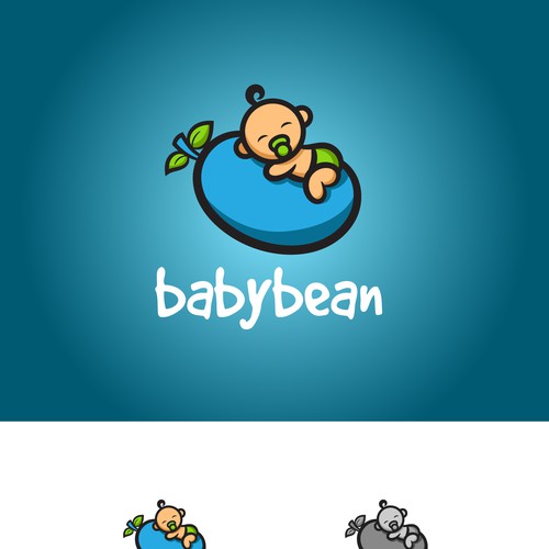 Nanny logo with the title 'Baby Logo'