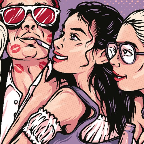 Alcohol artwork with the title 'WEIBARA'