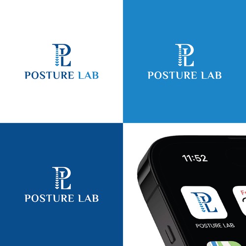 Spine logo with the title 'Posture Lab'