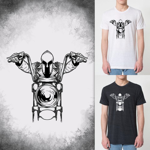 Motorcycle t-shirt with the title 'concept for classic motor rider'