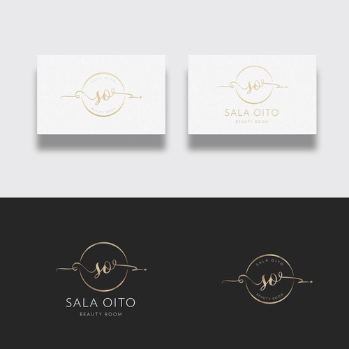 Cosmetics brand with the title 'Logo design'