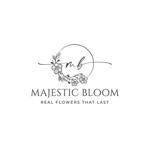 Bloom logo with the title 'Majestic Bloom'