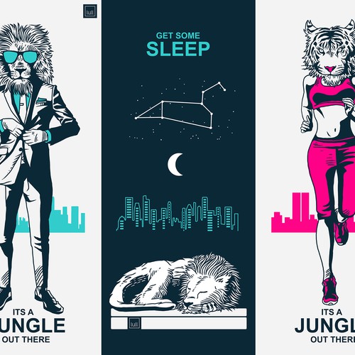 Tiger design with the title 'LULL'