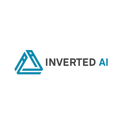 Research logo with the title 'Logo concept for ARTIFICIAL INTELLIGENCE company'