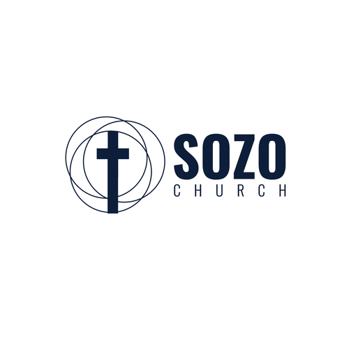 Church brand with the title 'One Color Church Logo Design'