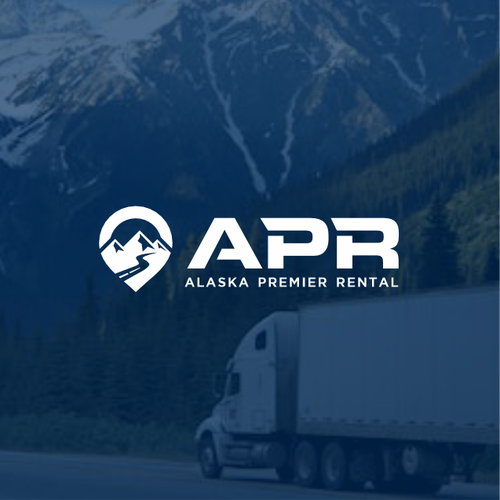 Logistics logo with the title 'Bold and Masculine Logistic Alaska Logo'