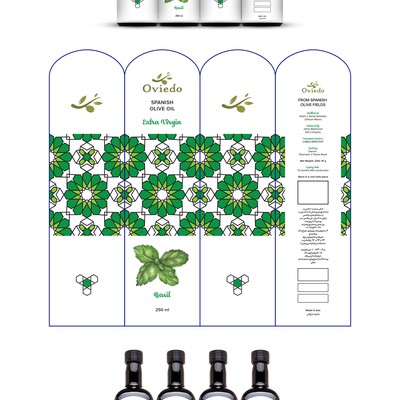 label for flavored Olive Oil