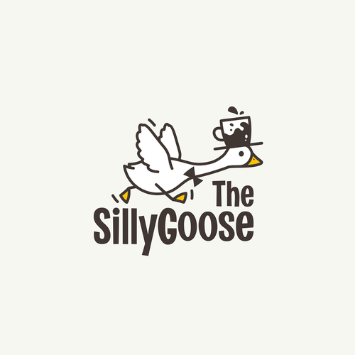 Goose design with the title 'Silly Goose Character '