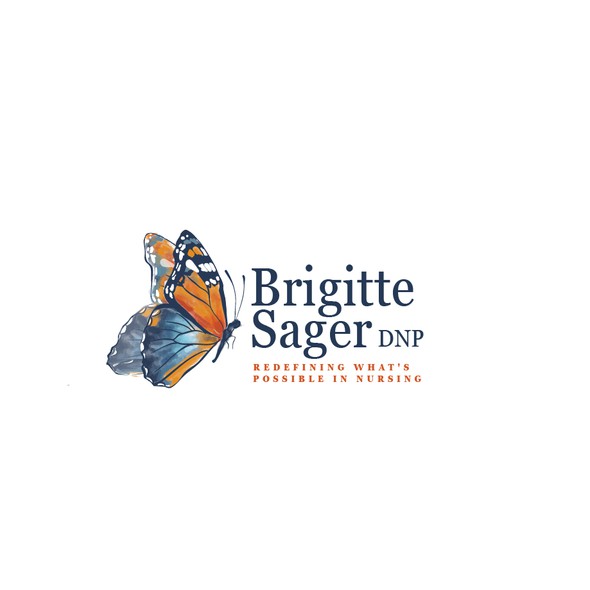 Logo with the title 'Butterfly logo'