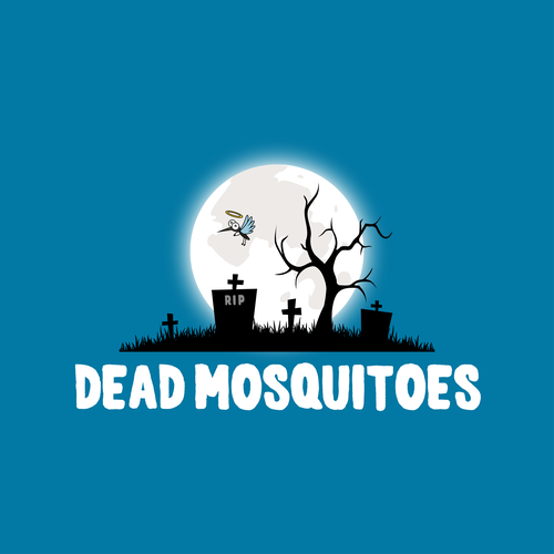 Death logo with the title 'Concept Logo DeadMosquitoes.com'