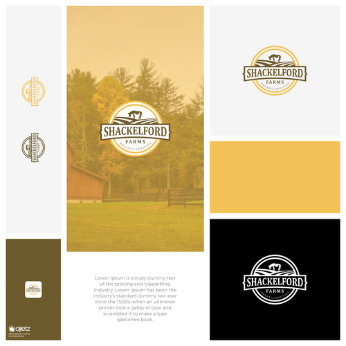 Cow brand with the title 'agriculture logo, farm logo'