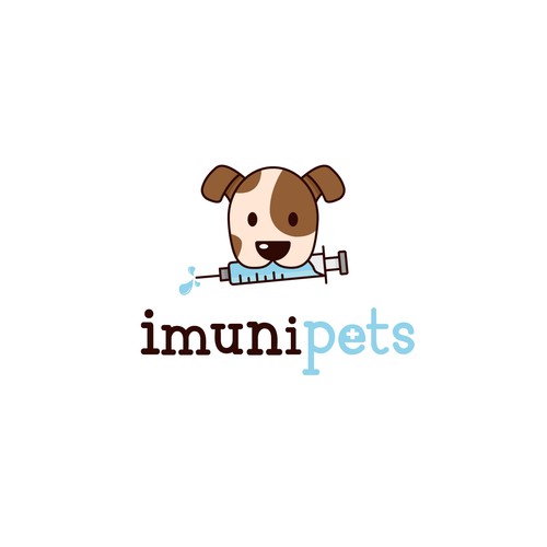 Digital art logo with the title 'Logo for a Pet Vaccine Business'