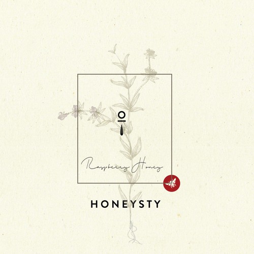 Signature design with the title 'Honey label'