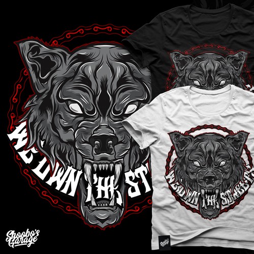 Automotive t-shirt with the title 'We Own the Streets '