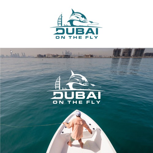 Dubai design with the title 'Game fishing logo for a fishing charter company'
