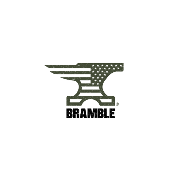 Anvil logo with the title 'Logo design for Bramble'