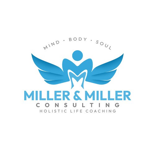 Personal development logo with the title 'Miller and Miller Consulting Logo'