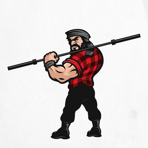 CrossFit logo with the title 'Logo for CrossFit LumberJacked Tee Shirt'