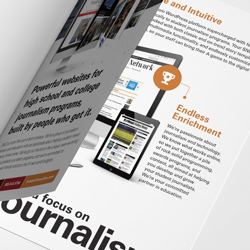 Outstanding design with the title 'SNO Brochure Design'