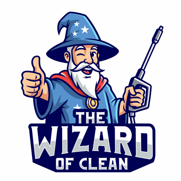 Industrial design with the title 'The Wizard of Clean'
