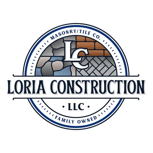 Brick design with the title 'Loria Constructiom LLC'