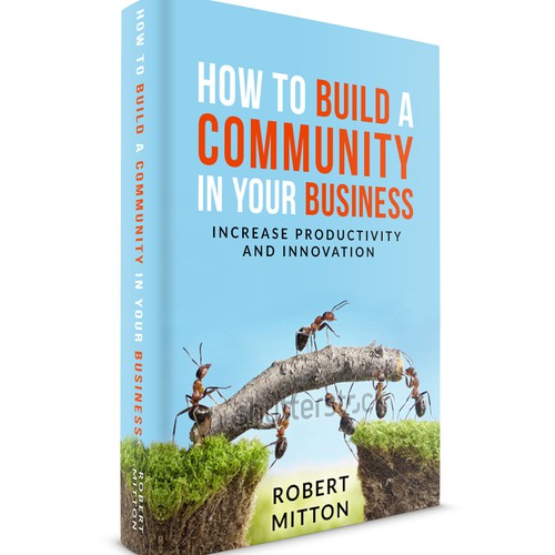 Business book cover with the title 'Book cover for business book'