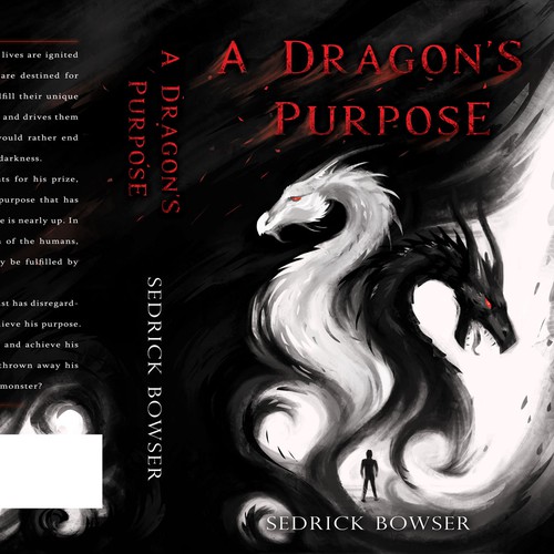 Dragon book cover with the title 'Book Cover Contest Winner'