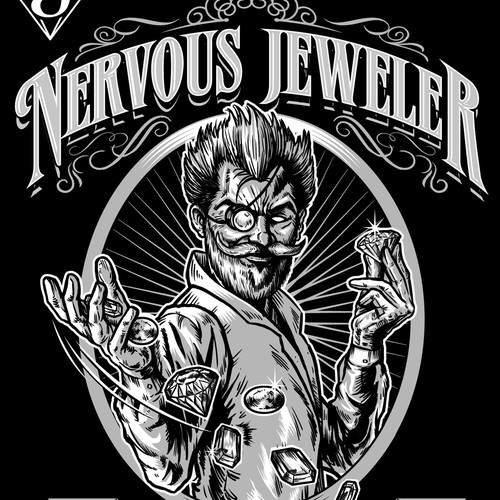 Fashion t-shirt with the title 'Handrawn artwork for a T-shirt!'