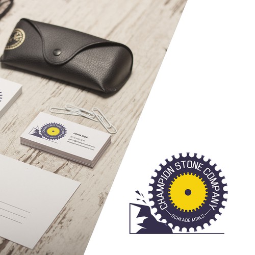 Cut design with the title 'A concept for stone cutting industry'