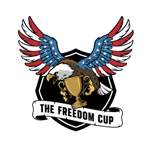 Medal logo with the title 'The Freedom Cup'