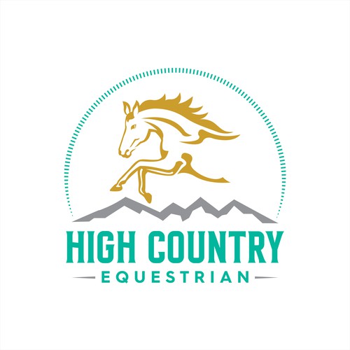 Horse stable logo with the title 'Bold Logo for Equestrian'